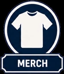 Merch logo showing a t-shirt.