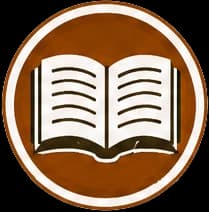 a drawing of an open book, representing the knowledge of dad facts