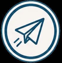 a drawing of a paper airplane symbolizing sending a message